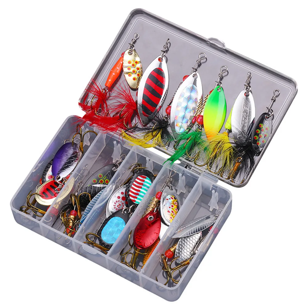 20pcs Compound Sequin Set Metal Sequin Bait Sequin Fishing Gear Set Lure Kit Crankbait Wobblers Spinner Sinking Hooks Lures
20pcs Compound Sequin Set Metal Sequin Bait Sequin Fishing Gear Set Lure Kit Crankbait Wobblers Spinner Sinking Hooks Lures
