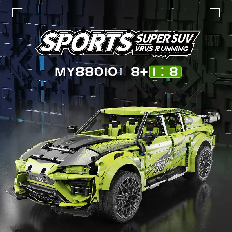 Difficult Challenge 2375pcs Technical 1:8 VRVS Buggy Racing Car Building Block MOC Sports Vehicle Model Toys Brick For Kids Gift
Difficult Challenge 2375pcs Technical 1:8 VRVS Buggy Racing Car Building Block MOC Sports Vehicle Model Toys Brick For Kids Gift