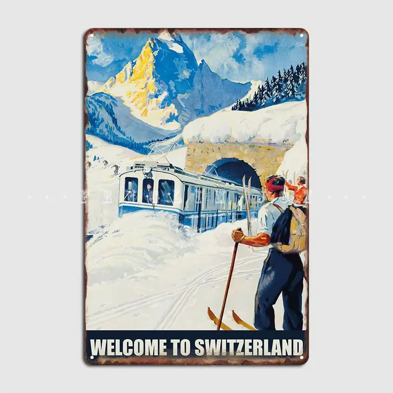 Welcome To Switzerland Metal Sign Cave Pub Painting Décor Pub Decoration Tin Sign Poster
Welcome To Switzerland Metal Sign Cave Pub Painting Décor Pub Decoration Tin Sign Poster