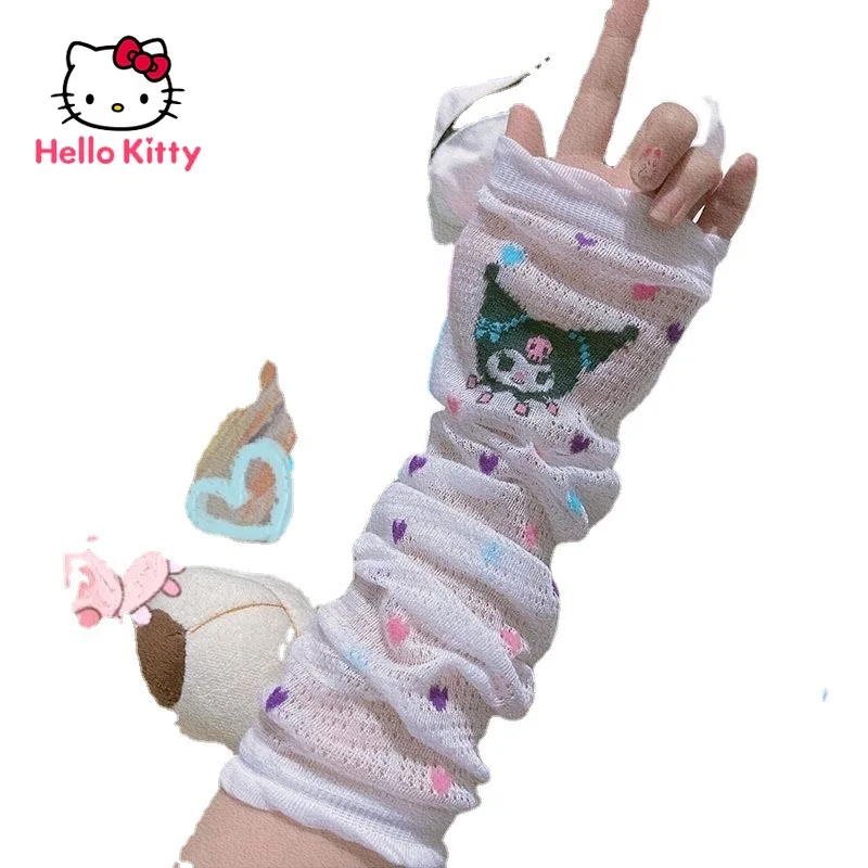 Hello Kitty Sunscreen Sleeves Ice Silk Sleeves Breathable Cool Arm Covers Protective Covers Anti-UV Outdoor Sports Cycling
Hello Kitty Sunscreen Sleeves Ice Silk Sleeves Breathable Cool Arm Covers Protective Covers Anti-UV Outdoor Sports Cycling