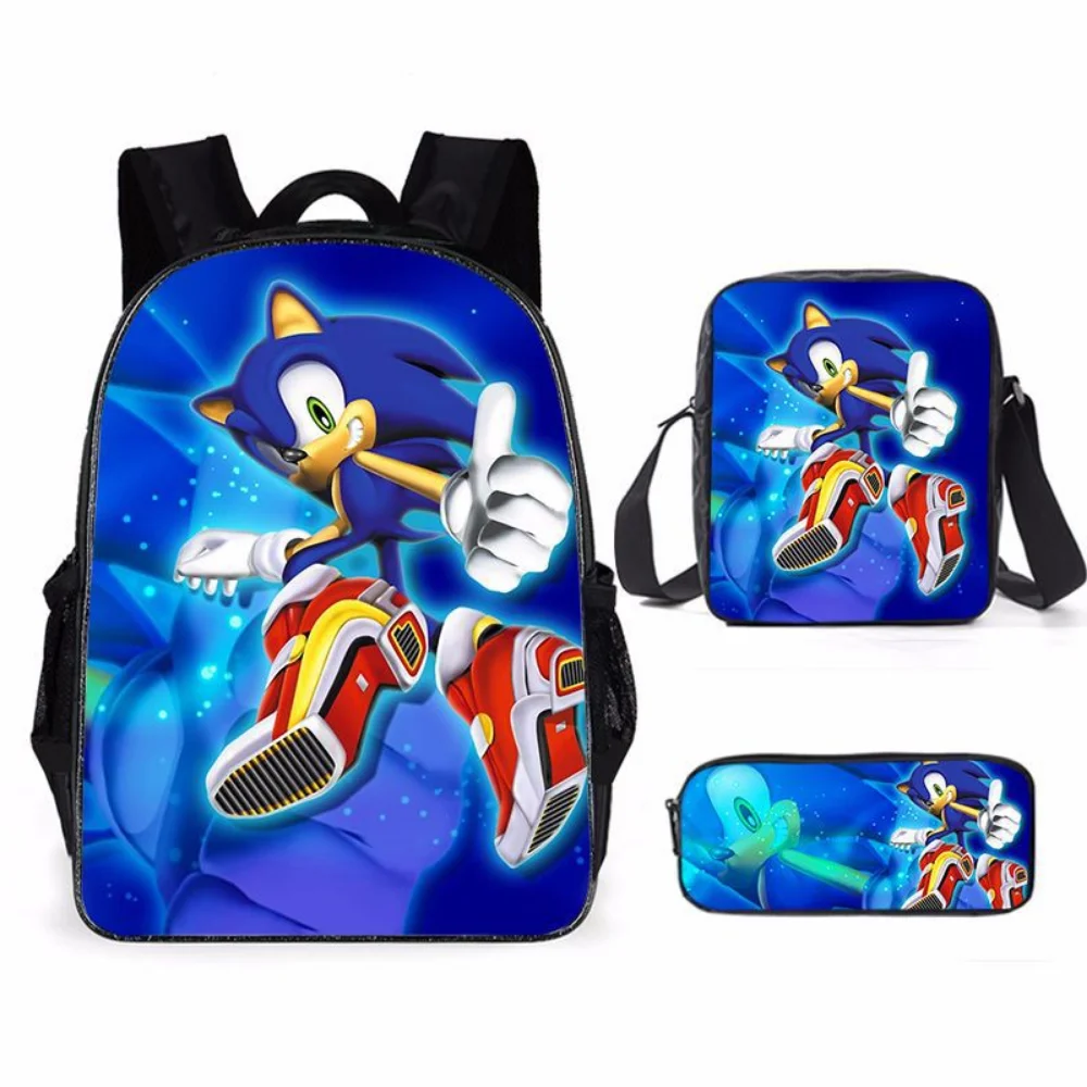 3Pcs/Set Outdoor Super SONIC Backpack Students Backpack Crossbody Bag Pencil Case School Bag Casual Laptop Mochilas
3Pcs/Set Outdoor Super SONIC Backpack Students Backpack Crossbody Bag Pencil Case School Bag Casual Laptop Mochilas