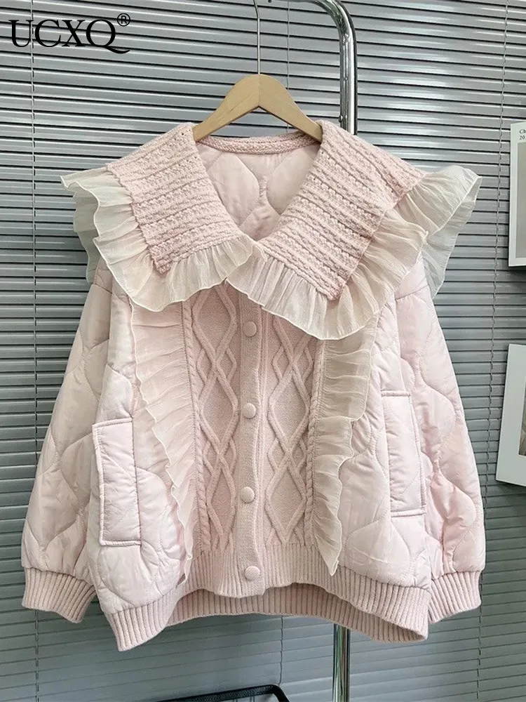 Женский трикотажный свитер с кружевом, большие размеры, 16Y5021
Женский трикотажный свитер с кружевом, большие размеры, 16Y5021