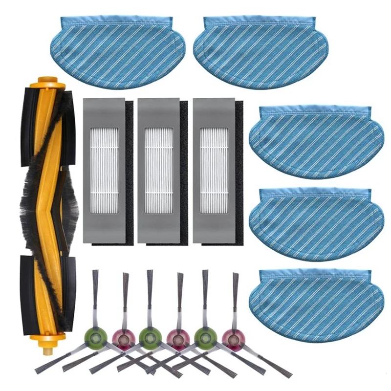 Filter Side Brush Mop Cloth Set for Ecovacs Deebot Ozmo 920 950 Vacuum Cleaner Parts Replacement Home Accessories Parts
Filter Side Brush Mop Cloth Set for Ecovacs Deebot Ozmo 920 950 Vacuum Cleaner Parts Replacement Home Accessories Parts