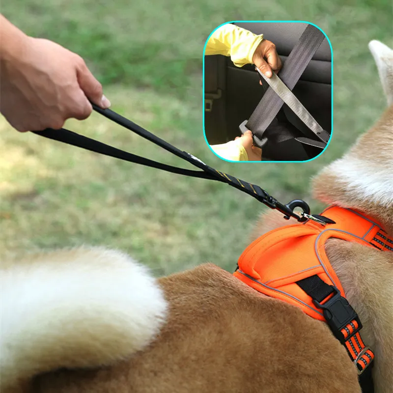 Dog Leash Short Dogs Leash Reflective Nylon Leashes for Dogs Walking Multifunctional Seat Belts for Dog traveling Pet Products 
Dog Leash Short Dogs Leash Reflective Nylon Leashes for Dogs Walking Multifunctional Seat Belts for Dog traveling Pet Products