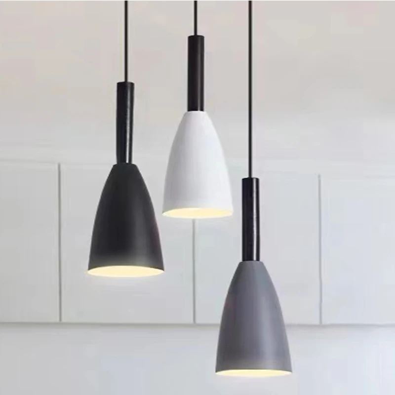 Nordic Minimalist LED Chandelier E27 Black White Grey Lighting Study Kitchen Living Room Bedroom Dining Room Decoration
Nordic Minimalist LED Chandelier E27 Black White Grey Lighting Study Kitchen Living Room Bedroom Dining Room Decoration