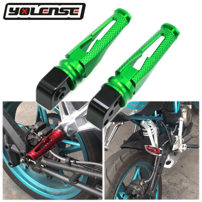 For KAWASAKI ZXR250 ZR250 ZZR400 ZZR1100 BALIUS250 ZRX1100 ZRX400 ZXR400 Motorcycle CNC Passenger Footrests Rear Foot Pegs pedal
For KAWASAKI ZXR250 ZR250 ZZR400 ZZR1100 BALIUS250 ZRX1100 ZRX400 ZXR400 Motorcycle CNC Passenger Footrests Rear Foot Pegs pedal