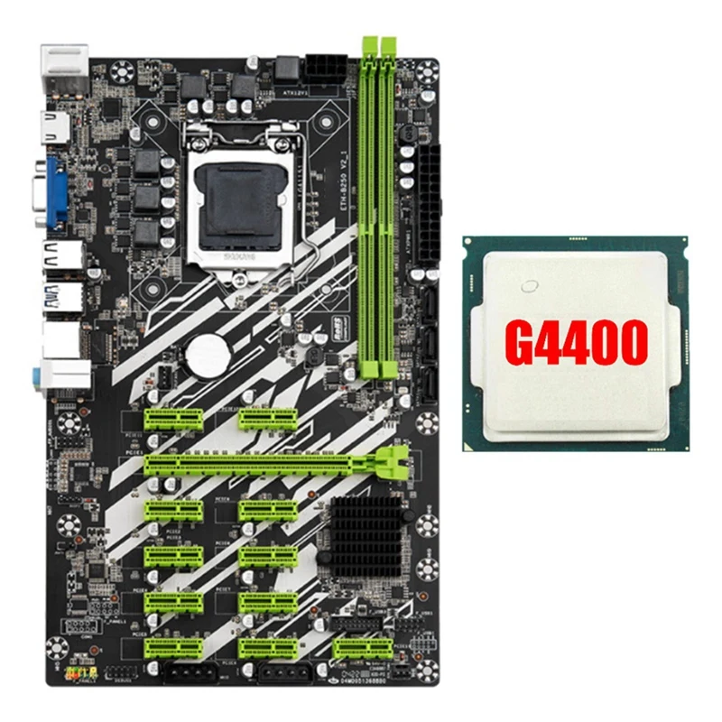 Материнская плата B250 BTC для майнинга с 4400CPU 12 слотов PCI-E LGA1151 DDR4 RAM SATA3.0 USB3.0 Поддержка VGA + HD для майнинга биткоинов
Материнская плата B250 BTC для майнинга с 4400CPU 12 слотов PCI-E LGA1151 DDR4 RAM SATA3.0 USB3.0 Поддержка VGA + HD для майнинга биткоинов