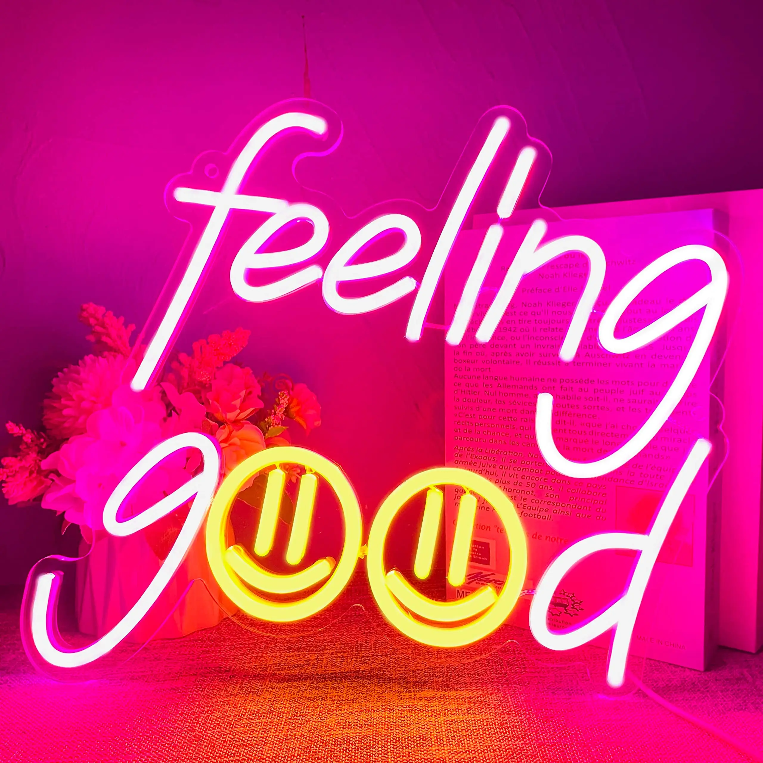 Feeling Good Neon Sign LED Neon Lights for Bedroom Wall Decor Room Art Neon Sign Party Pub Cafe Studio Wall Hanging Dorm Decor
Feeling Good Neon Sign LED Neon Lights for Bedroom Wall Decor Room Art Neon Sign Party Pub Cafe Studio Wall Hanging Dorm Decor