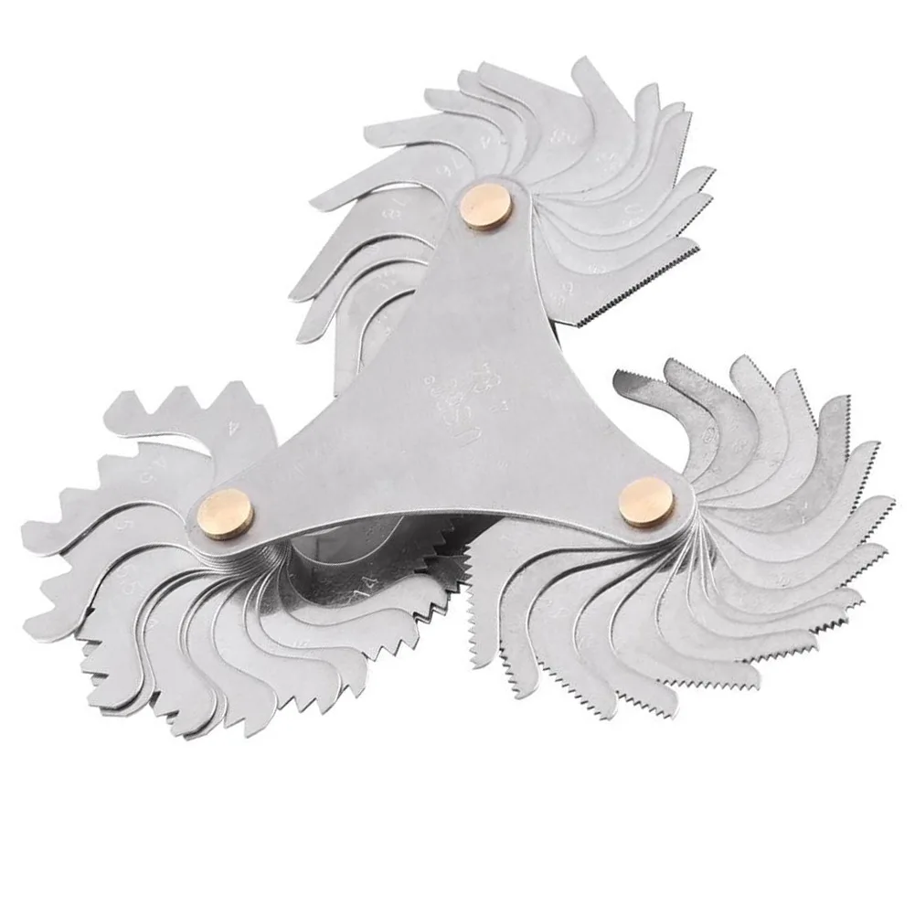 1 Pc Thread Drift Diameter Gauge 51 Pcs 60 Degrees 4-84 Thread Gauge Stainless Steel Ruler Hand Measuring Testing Manual Tool
1 Pc Thread Drift Diameter Gauge 51 Pcs 60 Degrees 4-84 Thread Gauge Stainless Steel Ruler Hand Measuring Testing Manual Tool