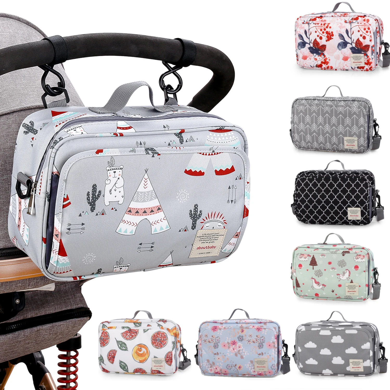 Diaper Bag Baby Stroller Bag Organizer Multifunctional Nappy Nursing Mommy Waterproof Mummy Maternity Bag for Babies
Diaper Bag Baby Stroller Bag Organizer Multifunctional Nappy Nursing Mommy Waterproof Mummy Maternity Bag for Babies