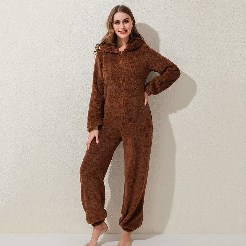 Winter Warm Pyjamas Women Onesies Fluffy Fleece Jumpsuits Sleepwear Overall Hood Sets Pajamas For Women Adult
Winter Warm Pyjamas Women Onesies Fluffy Fleece Jumpsuits Sleepwear Overall Hood Sets Pajamas For Women Adult