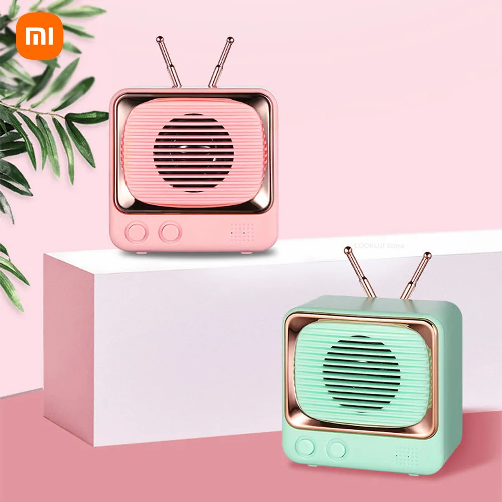 Xiaomi Speaker Desktop Retro Bluetooth5.0 Speaker Mini Portable FM Radio Mini Voice Amplifier Fast Transmission Fashion 4D Sound
Xiaomi Speaker Desktop Retro Bluetooth5.0 Speaker Mini Portable FM Radio Mini Voice Amplifier Fast Transmission Fashion 4D Sound