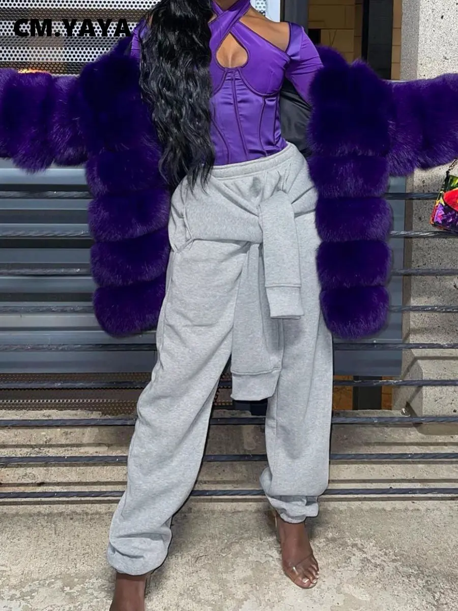 CM.YAYA Streetwear Sleeve Knot Around Waist Jogger Pants for Women 2022 Autumn Winter Black Gray Sweatpants Fashion Trousers
CM.YAYA Streetwear Sleeve Knot Around Waist Jogger Pants for Women 2022 Autumn Winter Black Gray Sweatpants Fashion Trousers