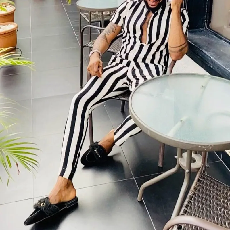 2022 Fashion Vintage Printed Mens Summer Two Piece Sets Casual Short Sleeve Shirts Long Pants Outfits Men Hipster Streetwear 3XL
2022 Fashion Vintage Printed Mens Summer Two Piece Sets Casual Short Sleeve Shirts Long Pants Outfits Men Hipster Streetwear 3XL