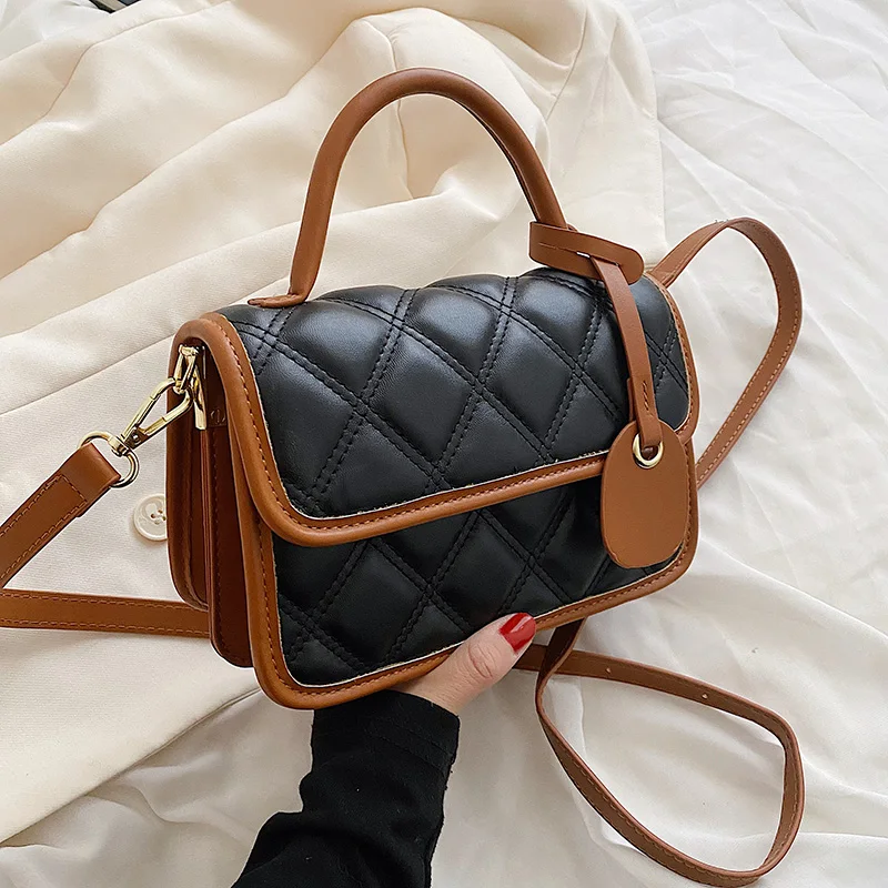 Hot Sale Large Women's Bag Fashion Lattice Shoulder Bags High Quality PU Leather Shoulder Bags Ladies Wild Bags Sac a Main
Hot Sale Large Women's Bag Fashion Lattice Shoulder Bags High Quality PU Leather Shoulder Bags Ladies Wild Bags Sac a Main