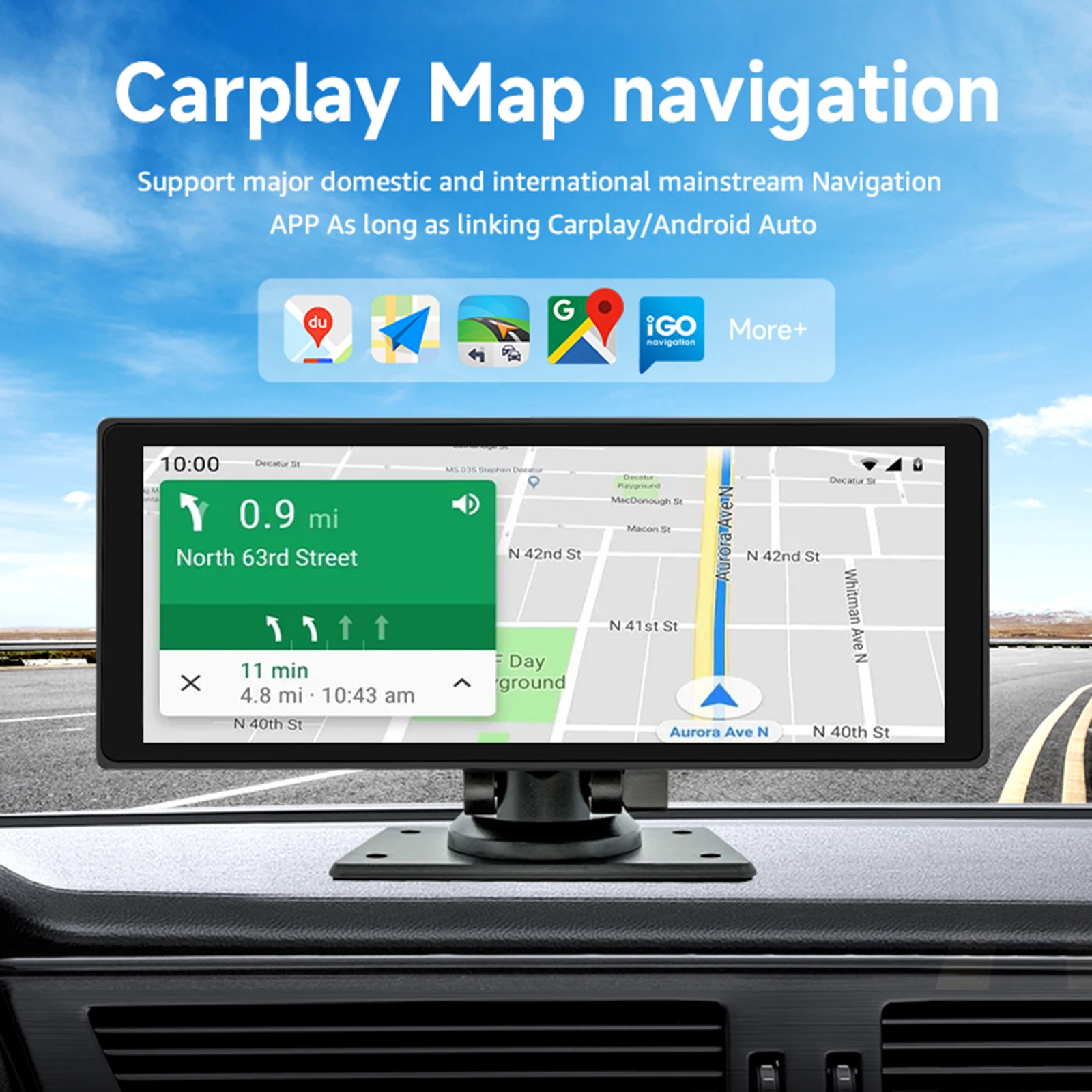 10.26 Inch Car Bluetooth MP5 Player Auto Mirrorlink Radio Multimedia Video Player Wireless CarPlay Android Auto Voice Control
10.26 Inch Car Bluetooth MP5 Player Auto Mirrorlink Radio Multimedia Video Player Wireless CarPlay Android Auto Voice Control