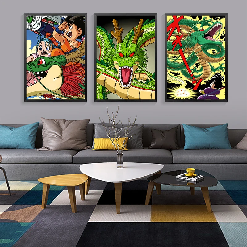 Dragon Ball Anime Decoration Canvas Painting Living Room Children's Room Bedroom Wall Painting Goku Geeta Super Saiyan Mural
Dragon Ball Anime Decoration Canvas Painting Living Room Children's Room Bedroom Wall Painting Goku Geeta Super Saiyan Mural