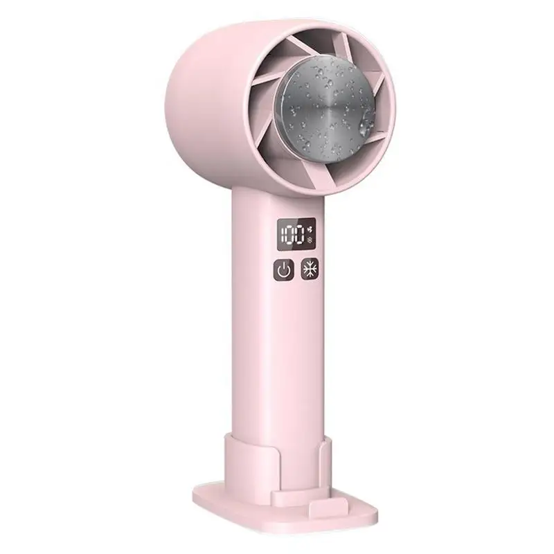 Handheld Air Conditioner Fan Noiseless USB Handheld Fan With Ice Cooling Mode 1800mAh Hand Fan With Digital Display Blows Cold
Handheld Air Conditioner Fan Noiseless USB Handheld Fan With Ice Cooling Mode 1800mAh Hand Fan With Digital Display Blows Cold
