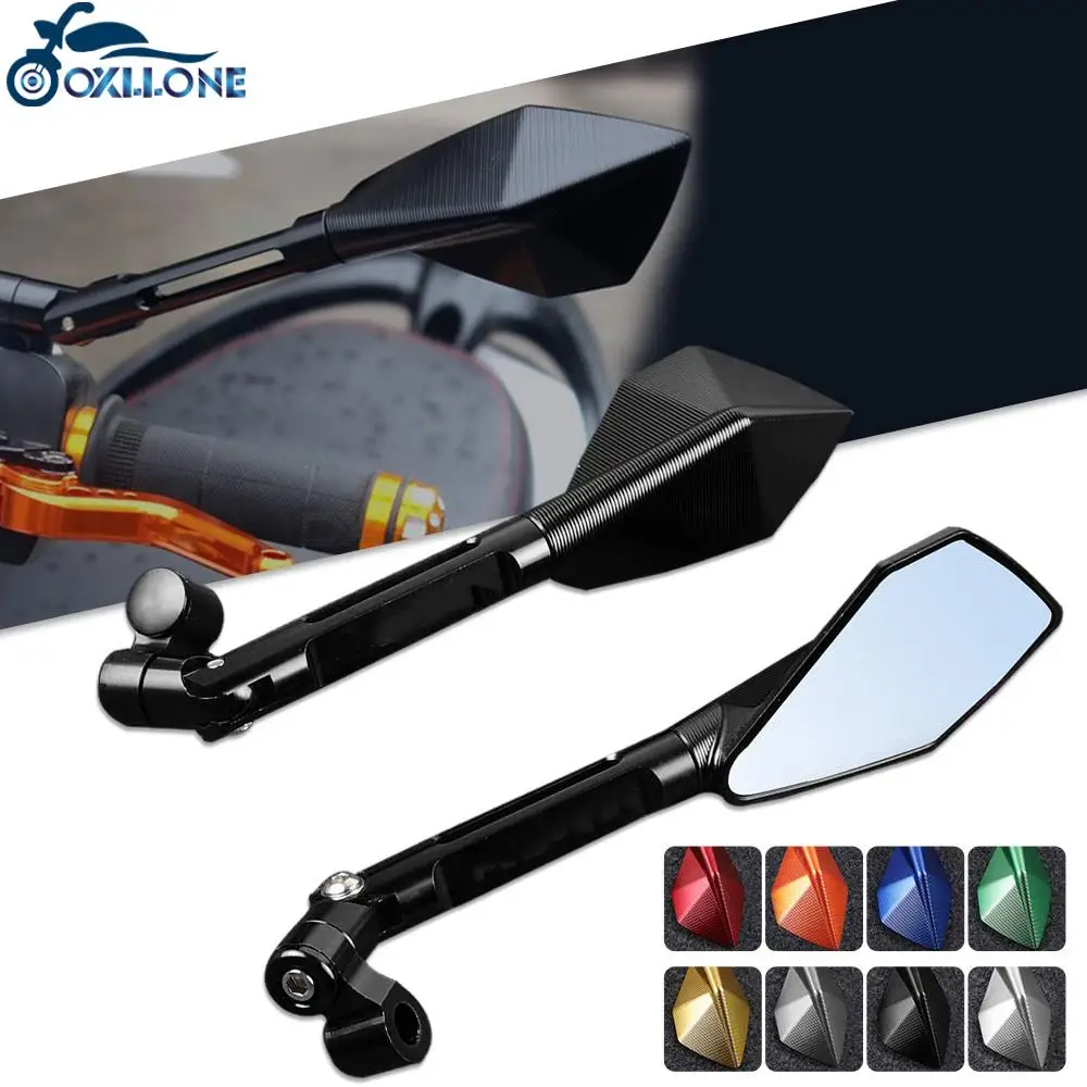 

Fit FOR CBR500 R Universal Motorcycle Aluminum Rear View Rearview Mirrors Side Mirror For HONDA CBR CB250R CBR500R 2013-2021