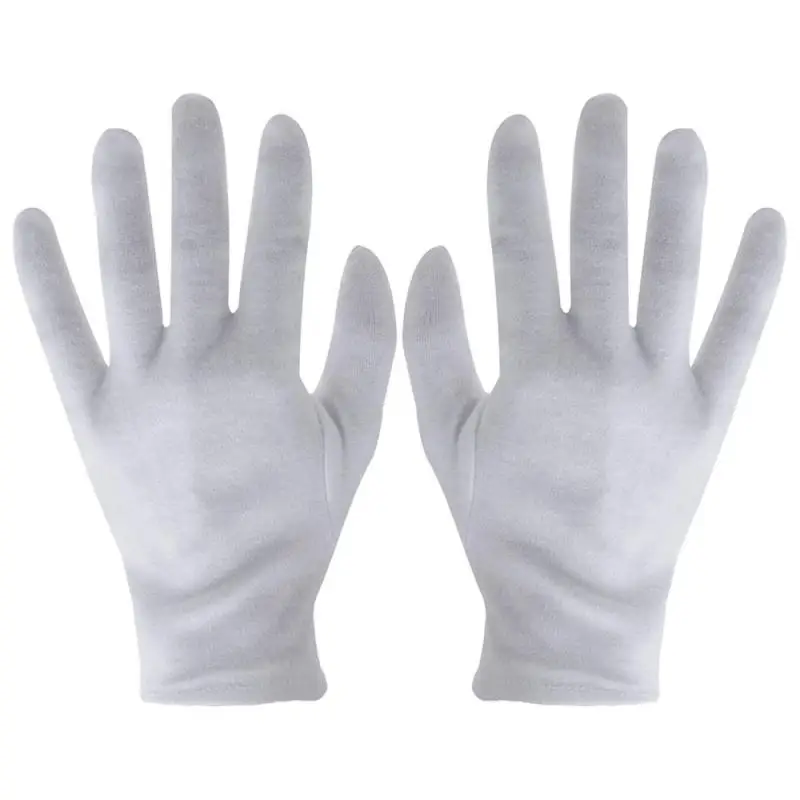 2Pcs White Cotton Gloves Waiters/Drivers/Jewelry/Workers Mittens Sweat Absorption Gloves New Full Finger Men Women Etiquette
2Pcs White Cotton Gloves Waiters/Drivers/Jewelry/Workers Mittens Sweat Absorption Gloves New Full Finger Men Women Etiquette
