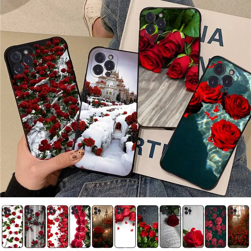Bright Red Rose Flowers Phone Case For iPhone 14 11 12 13 Mini Pro XS Max Cover 6 7 8 Plus X XR SE 2020 Funda Shell
Bright Red Rose Flowers Phone Case For iPhone 14 11 12 13 Mini Pro XS Max Cover 6 7 8 Plus X XR SE 2020 Funda Shell