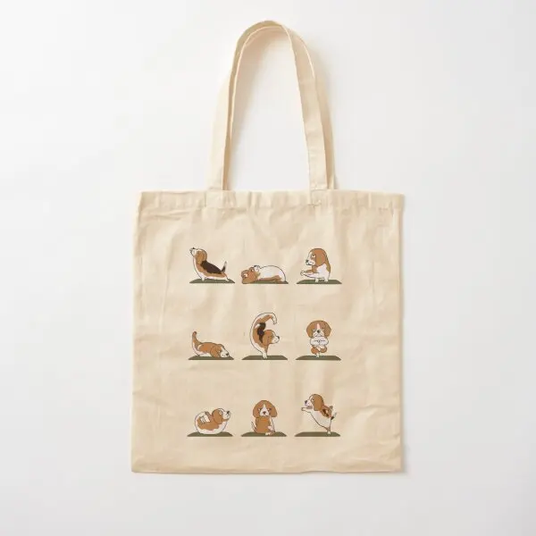 Beagle Yoga Cotton Canvas Bag Shoulder Bag Printed Unisex Shopper Foldable Grocery Ladies Travel Fashion Handbag Women Casual
Beagle Yoga Cotton Canvas Bag Shoulder Bag Printed Unisex Shopper Foldable Grocery Ladies Travel Fashion Handbag Women Casual