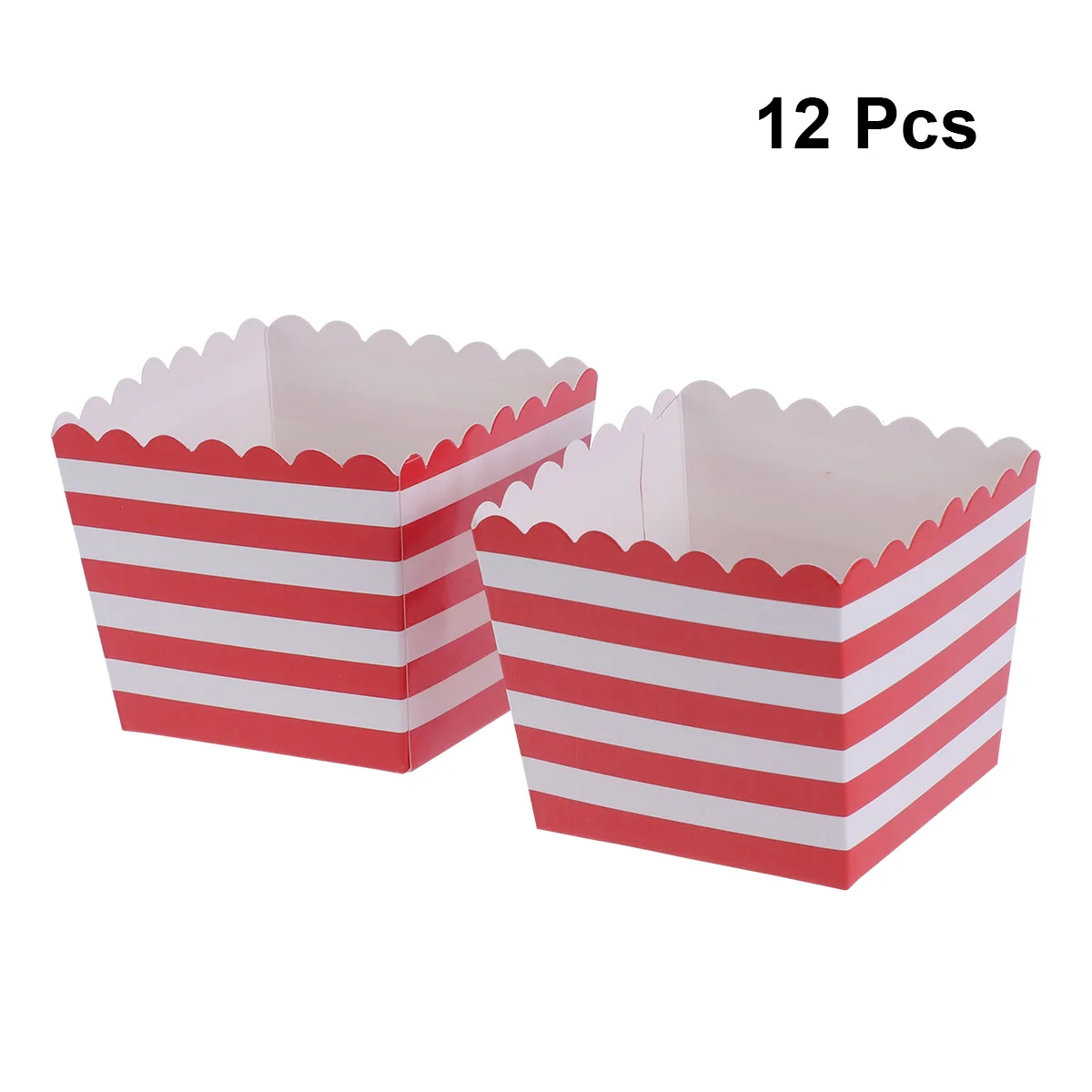 12pcs Party Paper Tableware for Party Birthday Party Supplies(Small Popcorn Box,Red Stripes)
12pcs Party Paper Tableware for Party Birthday Party Supplies(Small Popcorn Box,Red Stripes)