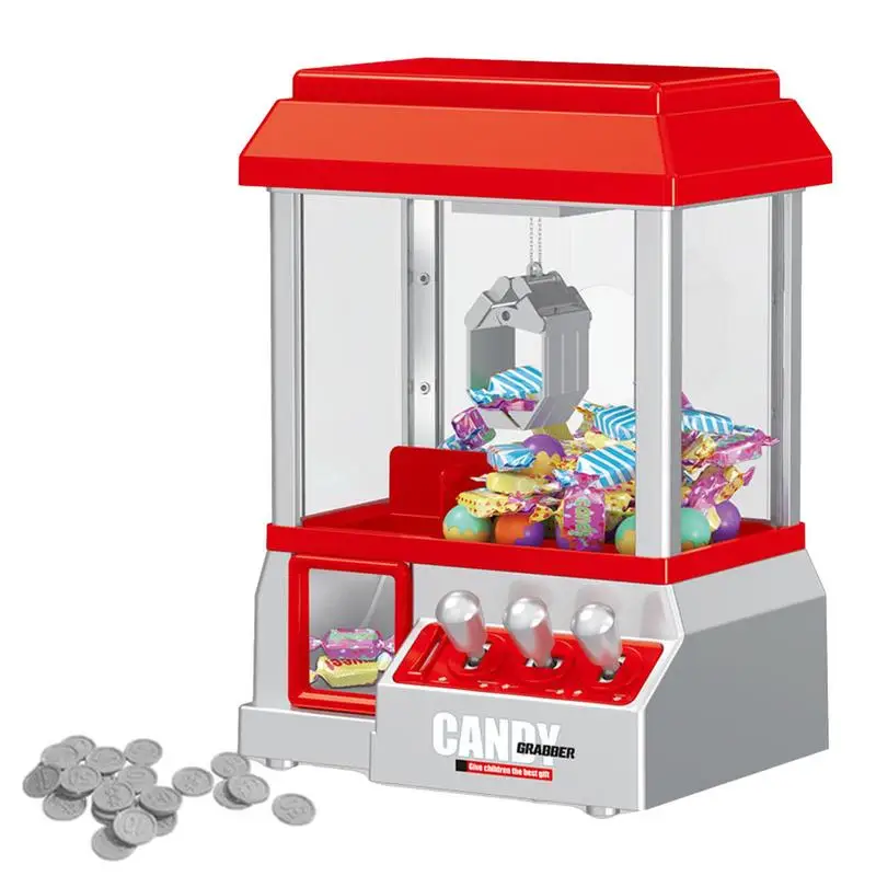 Retro Arcade Candy Crawler Coin Operated Mini Machine Arcade Toy Grabber for Kids Carnival Music And 24 Game Coins Birthday Gift
Retro Arcade Candy Crawler Coin Operated Mini Machine Arcade Toy Grabber for Kids Carnival Music And 24 Game Coins Birthday Gift