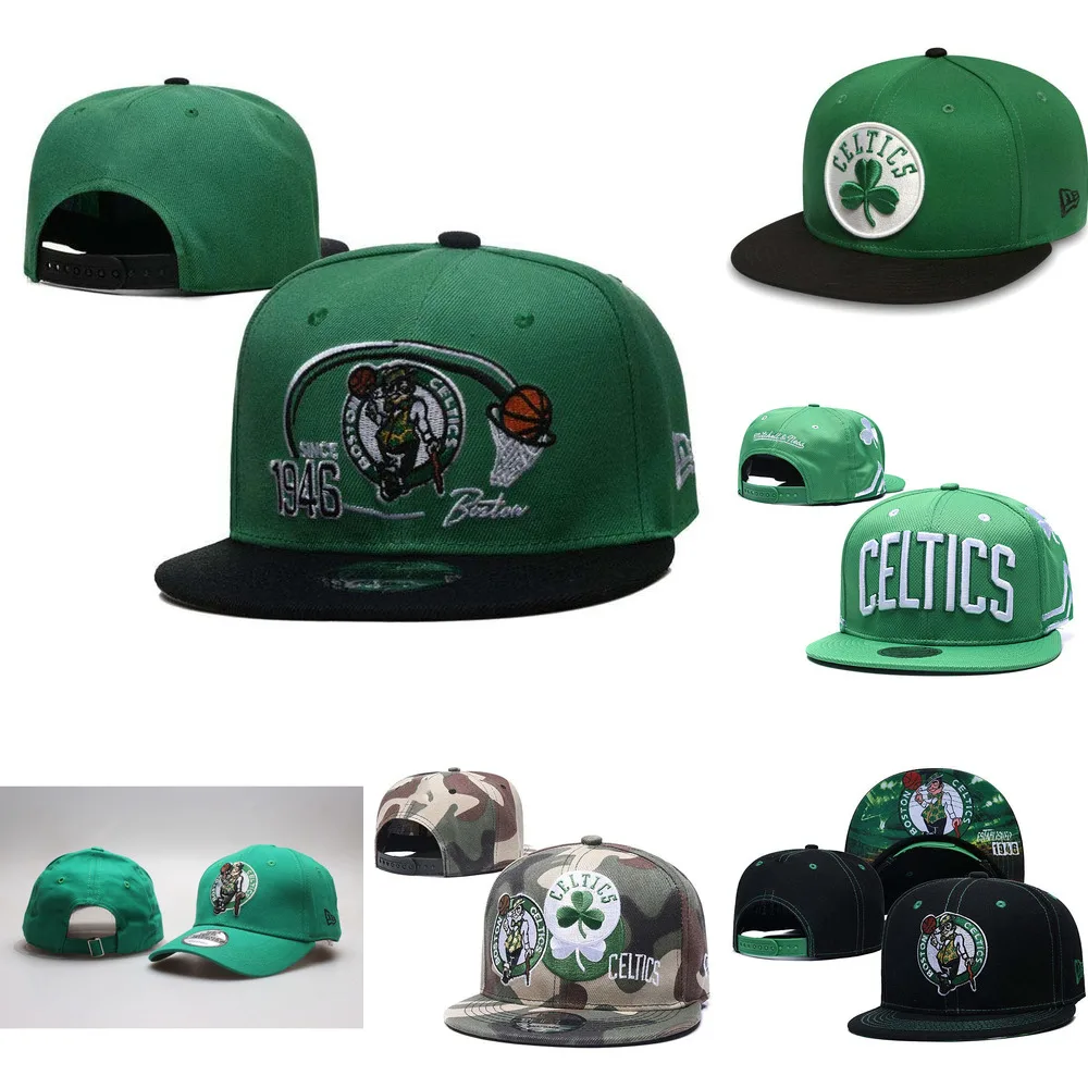 

Boston Baseball Cap Women Men Basketball Team Snapbacks Adjustable Celtic Hat Flat Brim Fashion Hip Hop Hats Visors Beanies