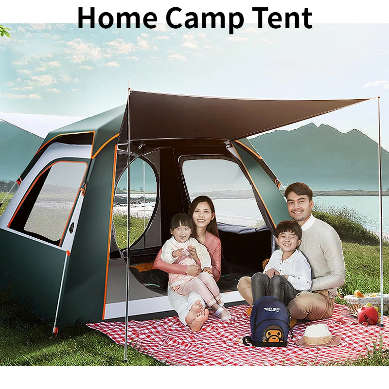 Tent Outdoor Camping Portable Folding Automatic Thickening Sunscreen Outdoor Picnic Home Full Set of Camping Equipment
Tent Outdoor Camping Portable Folding Automatic Thickening Sunscreen Outdoor Picnic Home Full Set of Camping Equipment