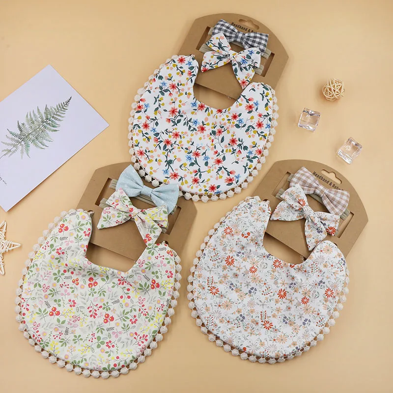 3 Pcs/Set Baby Headband Bibs Set Hair Bands For Girls Kids Turban Lattice Flower Printed Elastic Headbands Baby Hair Accessories
3 Pcs/Set Baby Headband Bibs Set Hair Bands For Girls Kids Turban Lattice Flower Printed Elastic Headbands Baby Hair Accessories