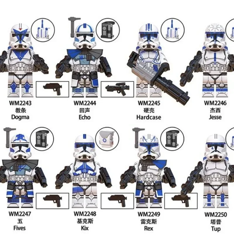 Herocross Star Wars series creative assembled building block minifigures for boys and girls children's educational plastic toys
Herocross Star Wars series creative assembled building block minifigures for boys and girls children's educational plastic toys