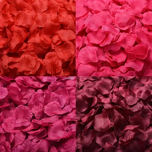 500pcs 5*5cm Rose Petals Wedding Decoration Romantic Artificial Rose Flower Leaves Wedding Engagement bridal Supplies accessory
500pcs 5*5cm Rose Petals Wedding Decoration Romantic Artificial Rose Flower Leaves Wedding Engagement bridal Supplies accessory