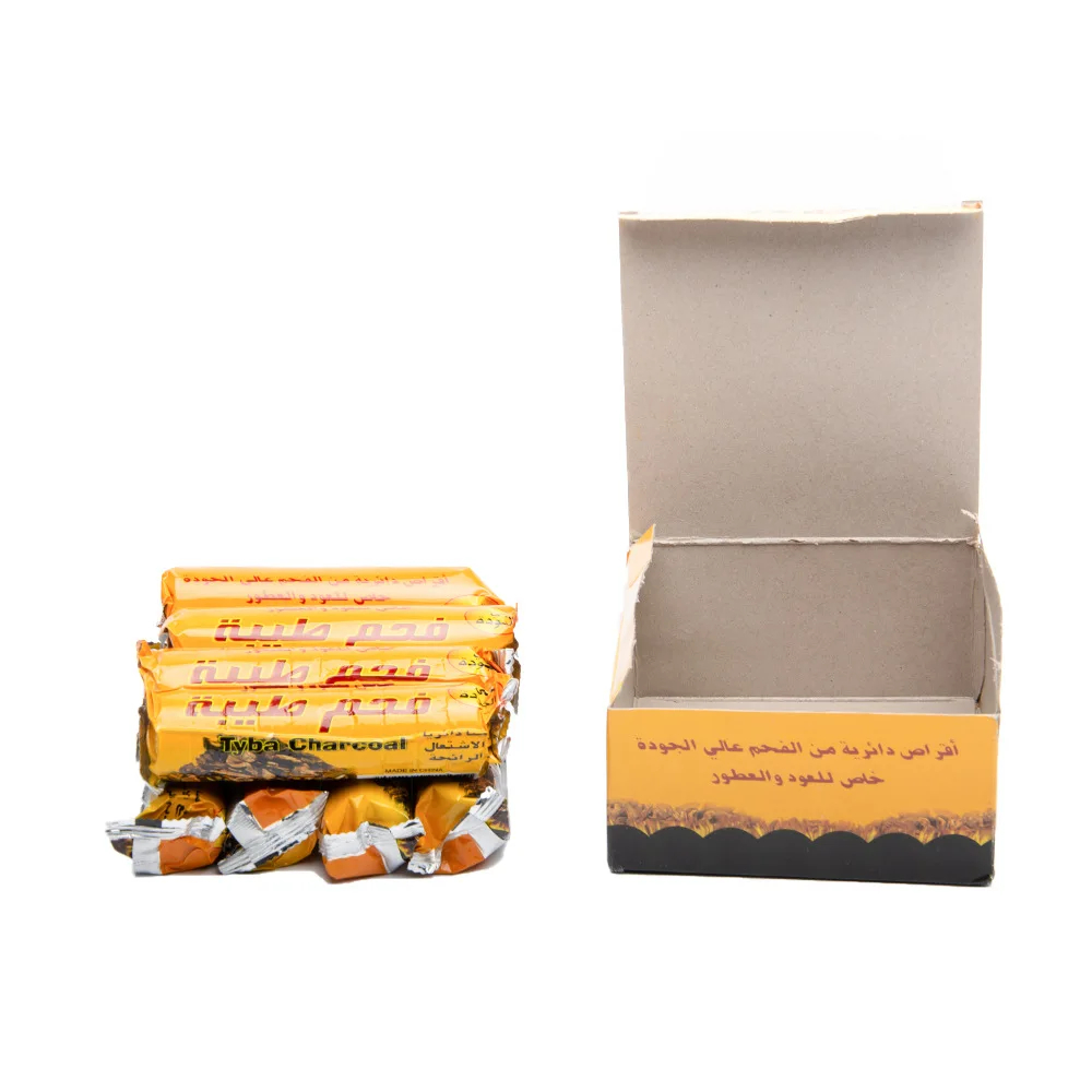 160PCS Charcoal For Shisha Hookah Fruit Wood Made Charcoal 33MM Special Carbon Hookah Charcoal For Barbecue 
160PCS Charcoal For Shisha Hookah Fruit Wood Made Charcoal 33MM Special Carbon Hookah Charcoal For Barbecue