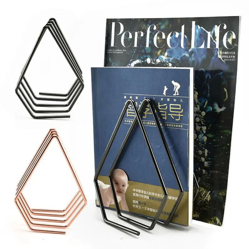 New Conical Bookshelf Bookshelf Iron Art Shelf Desktop Magazine Book Shelf Household Storage Accessories
New Conical Bookshelf Bookshelf Iron Art Shelf Desktop Magazine Book Shelf Household Storage Accessories