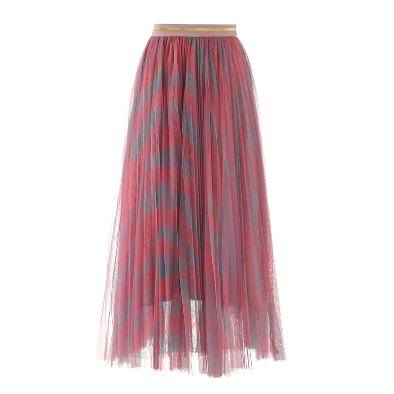 PHOEBE HZ 2023 Summer New Style Colourful Matching Lace Mesh Skirt Female Romance Gentle A Line Workwear Pleated Skirt Women
PHOEBE HZ 2023 Summer New Style Colourful Matching Lace Mesh Skirt Female Romance Gentle A Line Workwear Pleated Skirt Women