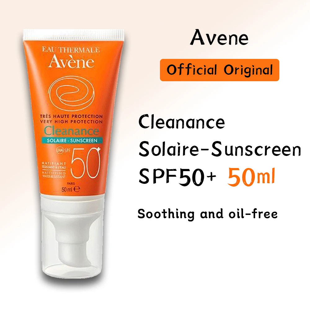 Original Avene Cleanance Solaire SPF50+ Sunscreen 50ml Soothes and Moisturizing Gentle and Non-greasy Invisibility Skin Care
Original Avene Cleanance Solaire SPF50+ Sunscreen 50ml Soothes and Moisturizing Gentle and Non-greasy Invisibility Skin Care