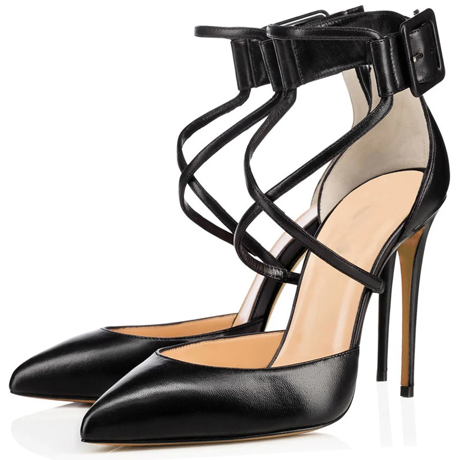 Women Stiletto High Heels Buckle Cross Strap Sandals Wedding Bridals Evening Party Dress Shoes Pointed Toe Lady Sandal 10-CHC-18
Women Stiletto High Heels Buckle Cross Strap Sandals Wedding Bridals Evening Party Dress Shoes Pointed Toe Lady Sandal 10-CHC-18