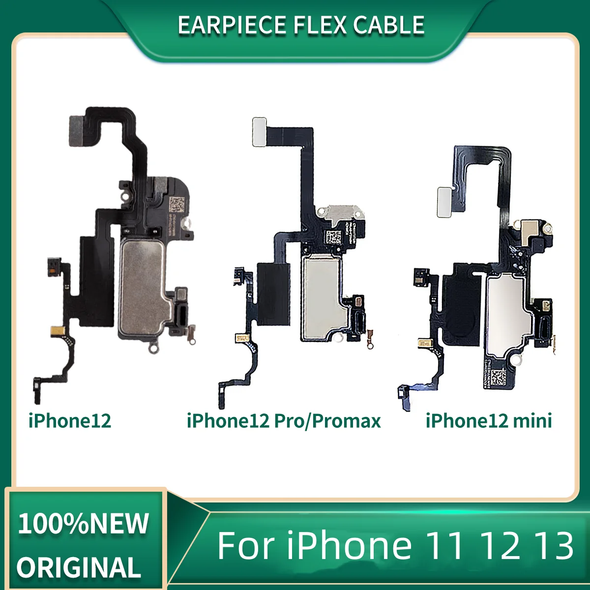 Original Ear Earpiece Speaker For IPhone 11 12 13 Pro Max Mini Sound Flex Cable Replacement Repair Parts For Iphone X XR XS
Original Ear Earpiece Speaker For IPhone 11 12 13 Pro Max Mini Sound Flex Cable Replacement Repair Parts For Iphone X XR XS