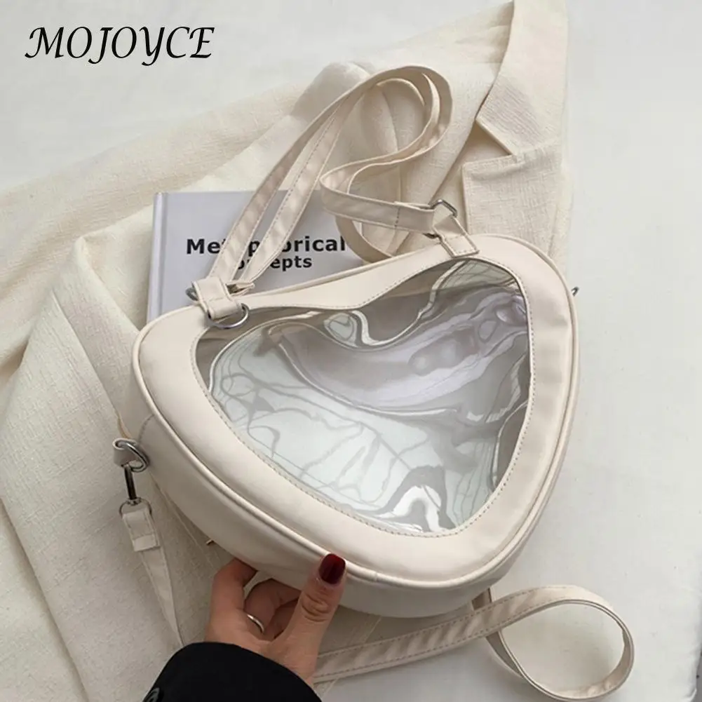 Модная женская прозрачная сумка через плечо в форме сердца из ПВХ, Прозрачная женская сумка для подмышек, Повседневная дорожная сумка-тоут
Модная женская прозрачная сумка через плечо в форме сердца из ПВХ, Прозрачная женская сумка для подмышек, Повседневная дорожная сумка-тоут
