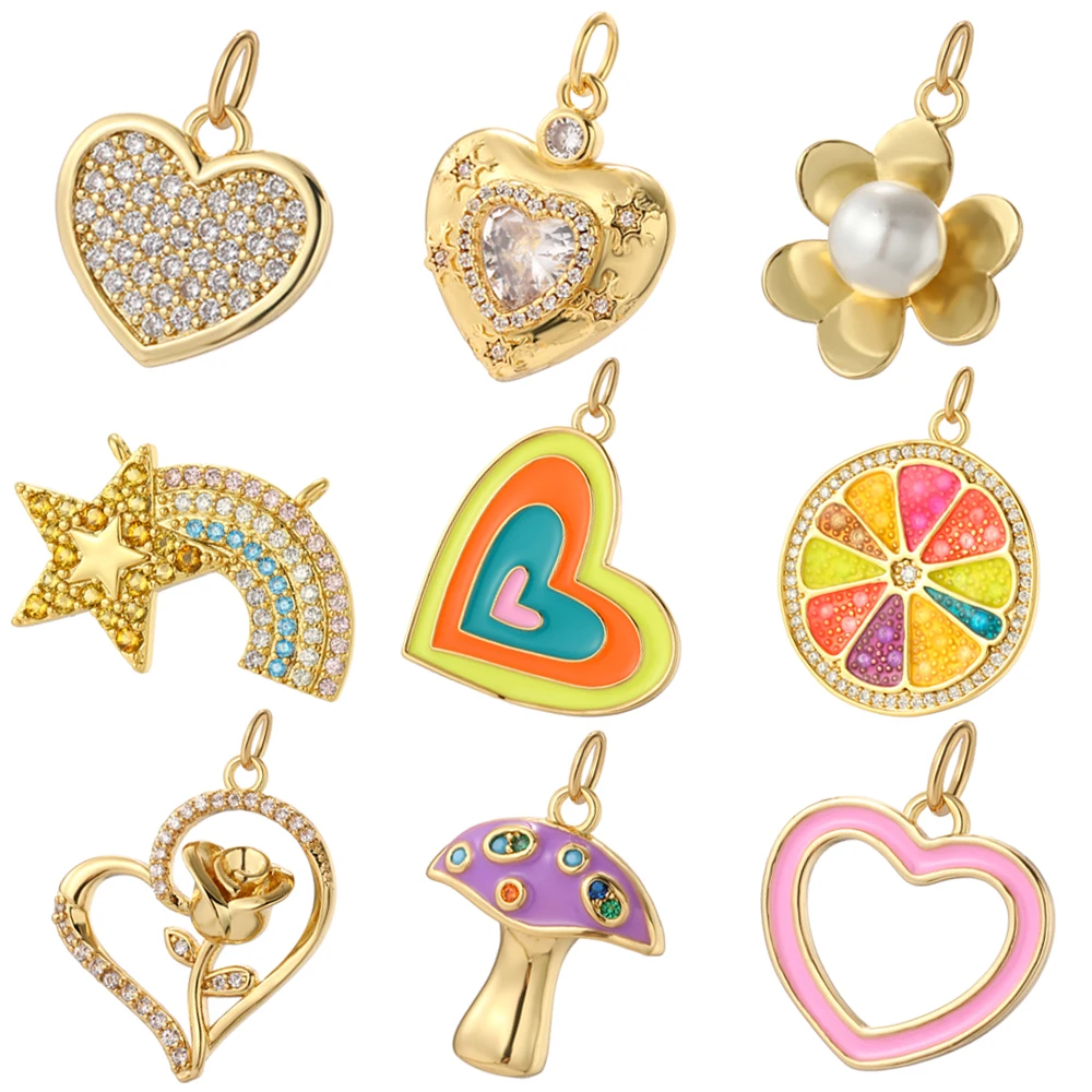 Lovely Rainbow Charms for Jewelry Making Pendants Necklaces Cute Earrings Necklace DIY Making Accessories Enamel Findings Crafts
Lovely Rainbow Charms for Jewelry Making Pendants Necklaces Cute Earrings Necklace DIY Making Accessories Enamel Findings Crafts