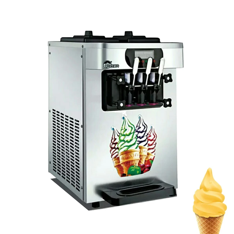 Desktop Soft Serve Ice Cream Machine LED Intelligent Panel for Restaurant Ice Cream Makers Stainless Steel 1700W
Desktop Soft Serve Ice Cream Machine LED Intelligent Panel for Restaurant Ice Cream Makers Stainless Steel 1700W