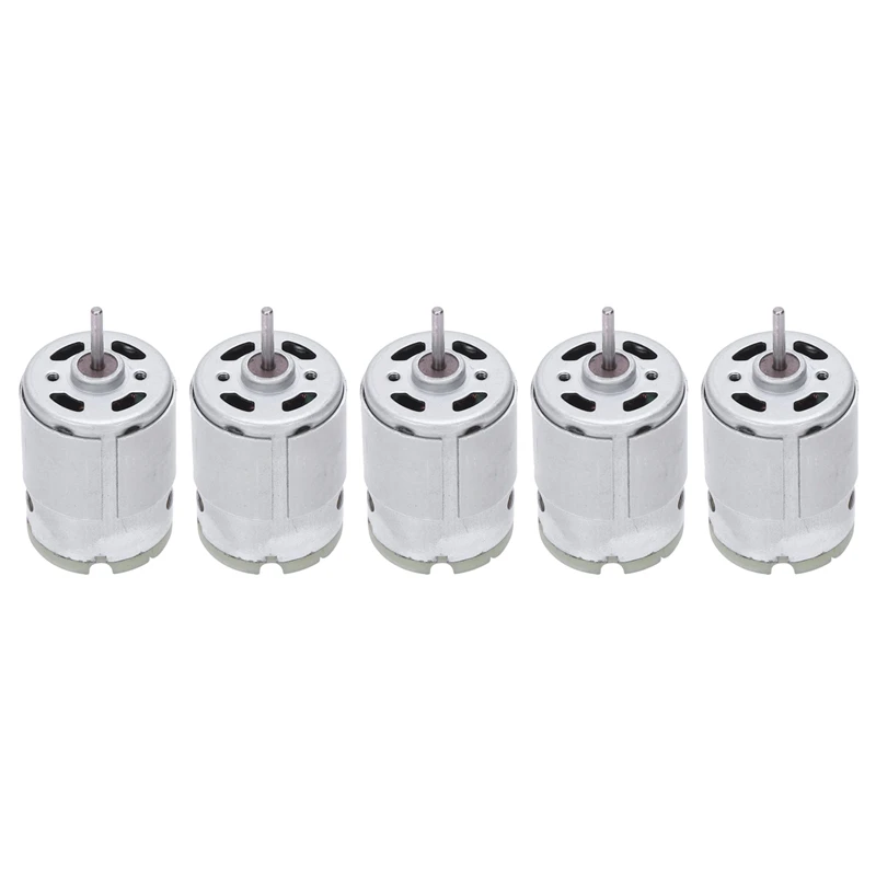 5X RS380 DC 1,5-18 в 30000 об/мин мини-двигатель 38x28 мм для игрушек RC DIY, серебристый
5X RS380 DC 1,5-18 в 30000 об/мин мини-двигатель 38x28 мм для игрушек RC DIY, серебристый