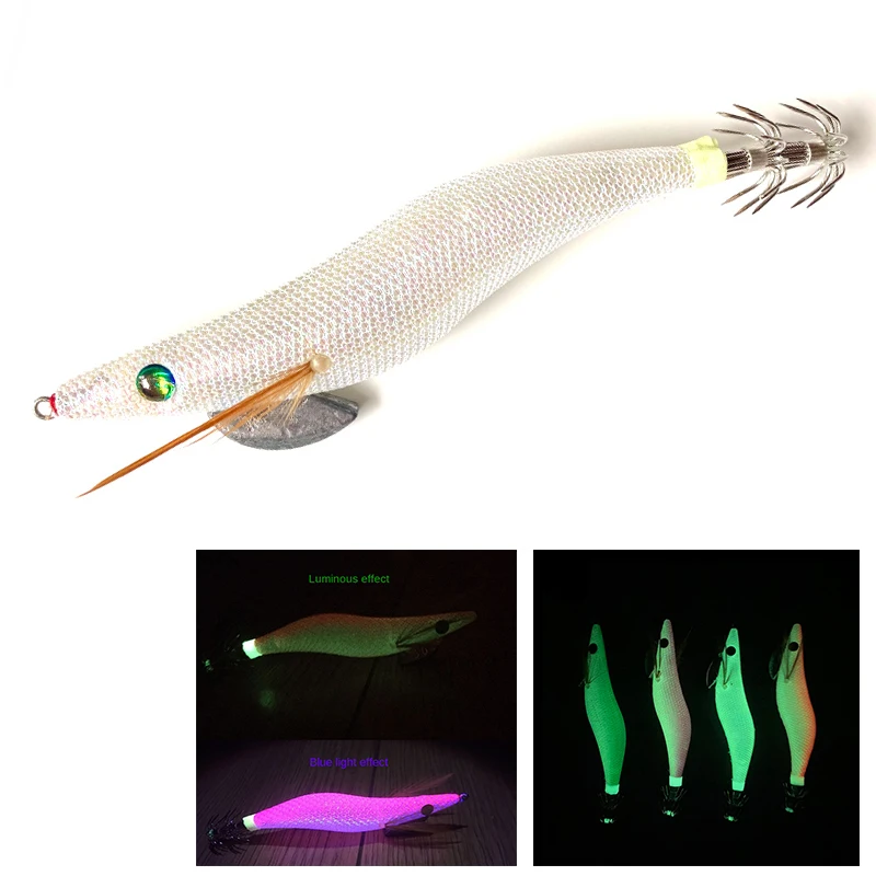 Egi Squid Jig Fishing Lures Luminous 3.5# Wood Shrimp Bait for Predator Octopus Cuttlefish Jigs Hook Needles Sucking Squid Lure
Egi Squid Jig Fishing Lures Luminous 3.5# Wood Shrimp Bait for Predator Octopus Cuttlefish Jigs Hook Needles Sucking Squid Lure