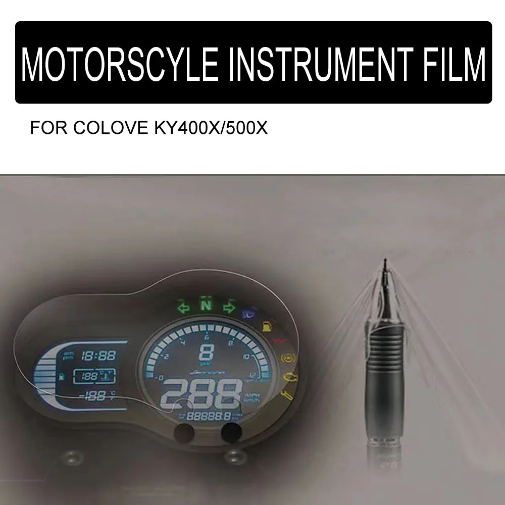 For Colove KY400X/500X KY500 Instrument Film Modified Rear-view Mirror Rainproof Film High Definition Protective Film
For Colove KY400X/500X KY500 Instrument Film Modified Rear-view Mirror Rainproof Film High Definition Protective Film