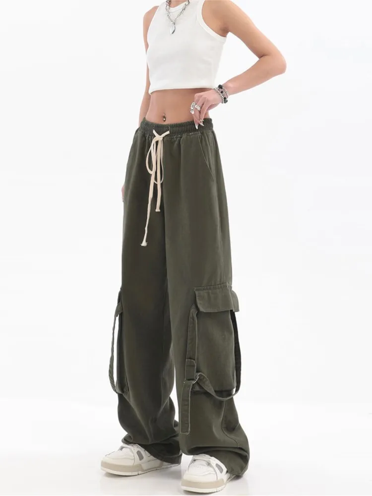 Trousers Street Green Overalls Boys and Girls 2022 Fall High Street Straight Hip Hop Casual Fashion Trend Falling Mopping Pants
Trousers Street Green Overalls Boys and Girls 2022 Fall High Street Straight Hip Hop Casual Fashion Trend Falling Mopping Pants