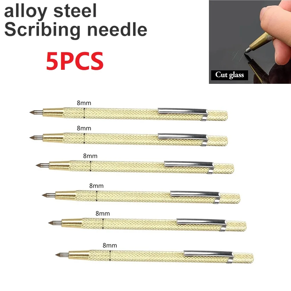 5PC Tungsten Carbide Tip Scriber Pen Diamond Metal Marking Engraving Pen Glass Ceramic Wood Carving Scribing Hand Tools
5PC Tungsten Carbide Tip Scriber Pen Diamond Metal Marking Engraving Pen Glass Ceramic Wood Carving Scribing Hand Tools