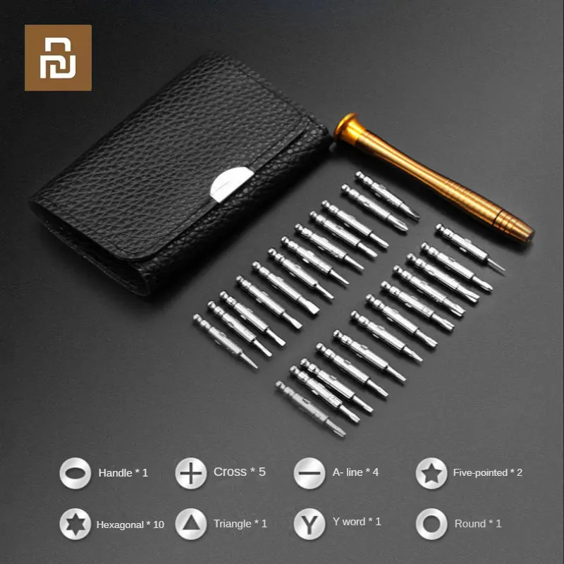 Xiaomi Screwdriver Set 25 in 1 Torx Screwdriver Repair Tool Set For iPhone Cellphone Tablet PC Magnetic Bits Mini Screwdriver
Xiaomi Screwdriver Set 25 in 1 Torx Screwdriver Repair Tool Set For iPhone Cellphone Tablet PC Magnetic Bits Mini Screwdriver