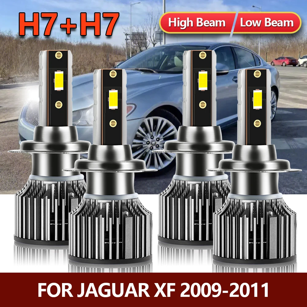 4x LED Bulbs H7 Headlight Combo High Low Beam Auto Car CSP Bright Lamps Fit For Jaguar XF 2009 2010 2011
4x LED Bulbs H7 Headlight Combo High Low Beam Auto Car CSP Bright Lamps Fit For Jaguar XF 2009 2010 2011