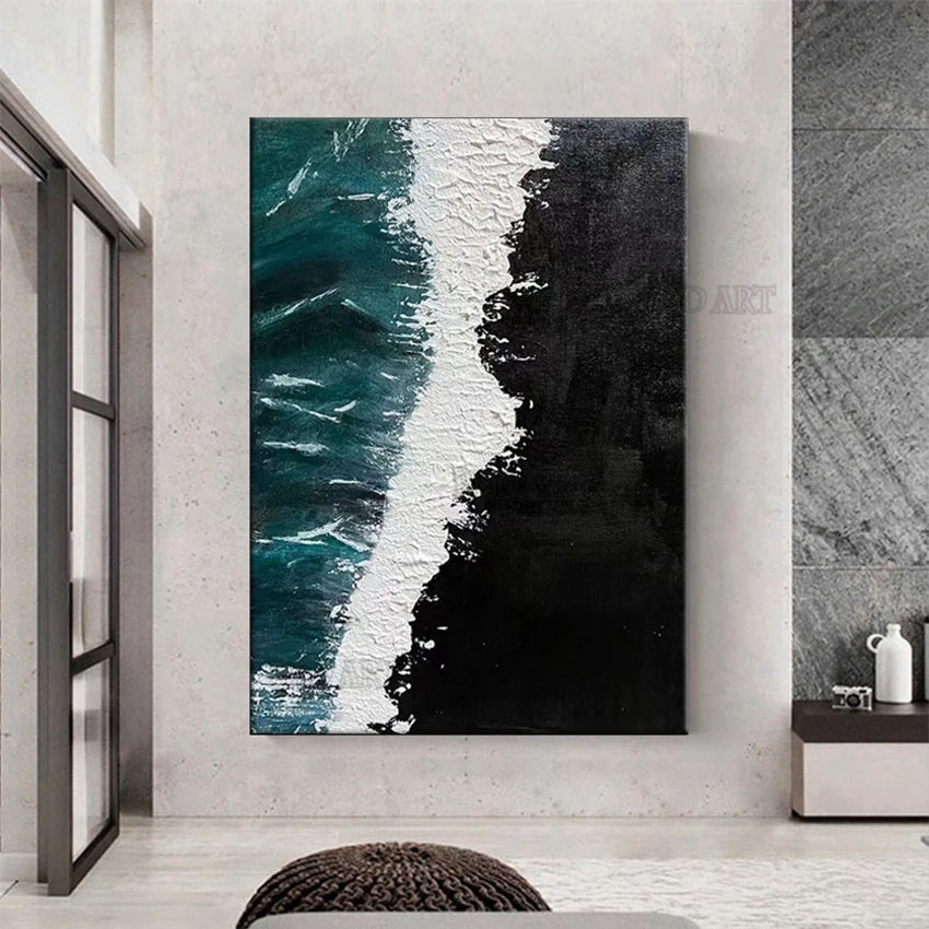 Home Decoration Showpieces New Arrival Artwork Abstract Palette Knife Oil Painting Sea Wave Wall Picture Art Acrylic On Canvas
Home Decoration Showpieces New Arrival Artwork Abstract Palette Knife Oil Painting Sea Wave Wall Picture Art Acrylic On Canvas